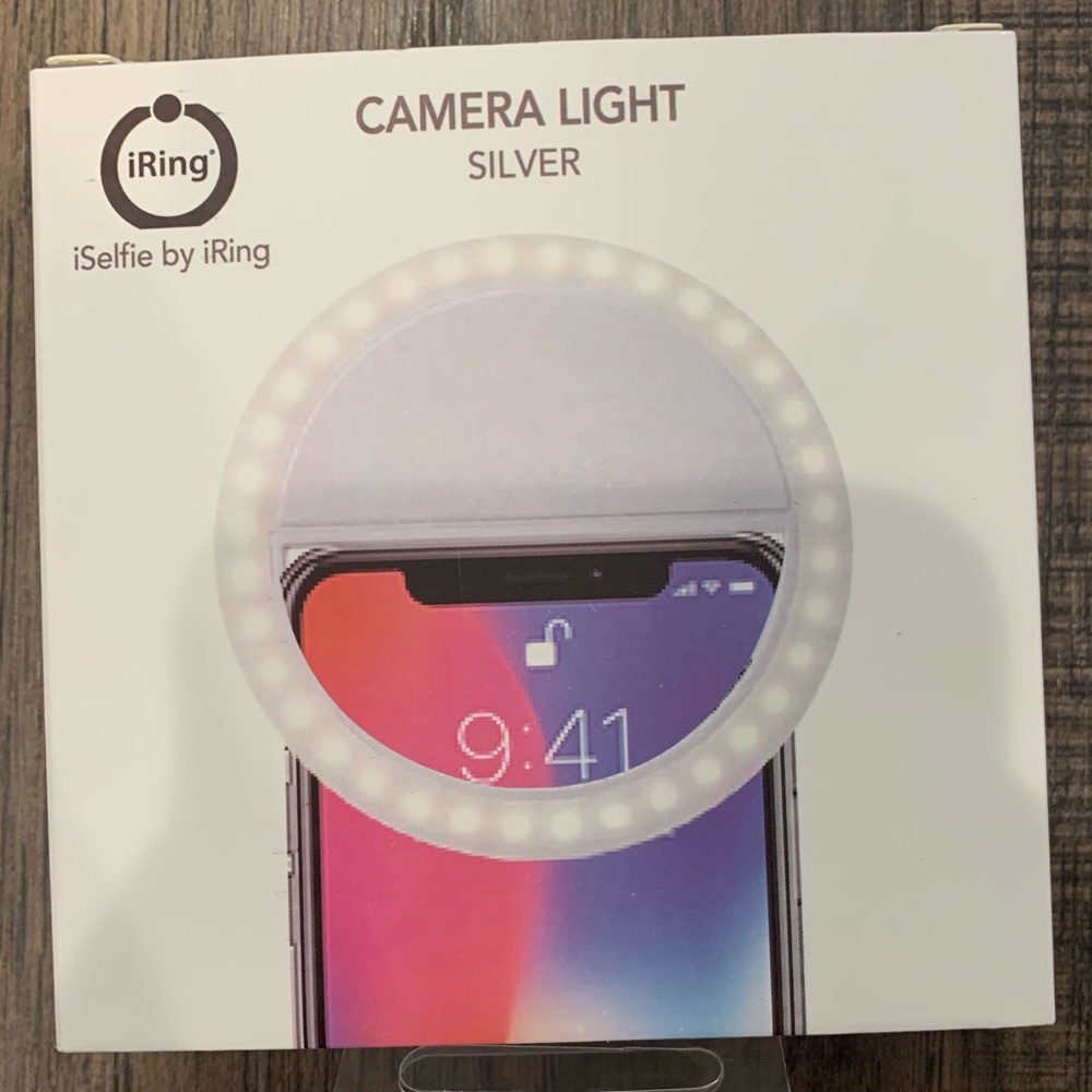 iSelfie by iRing Camera Light Silver for Phone